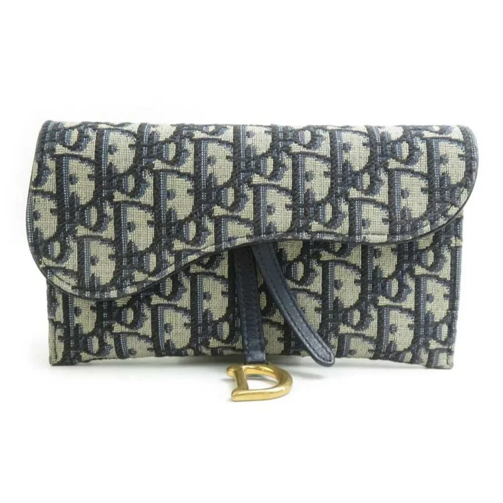Dior Chain Wallet Oak Oblique